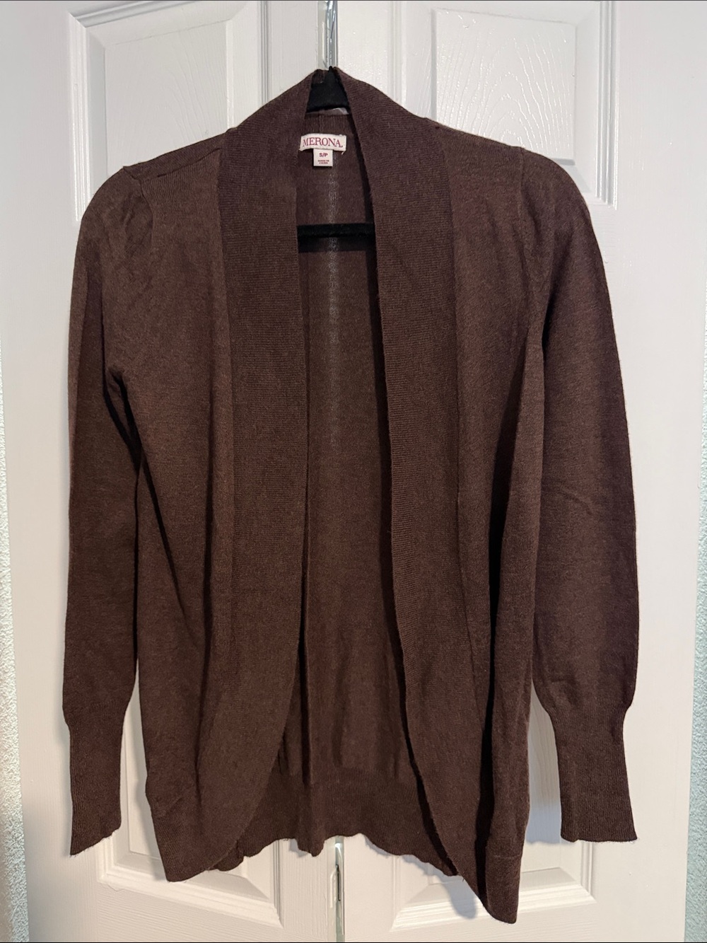 🇺🇸🎉Merona Dark Brown Open-Front Women's Cardigan